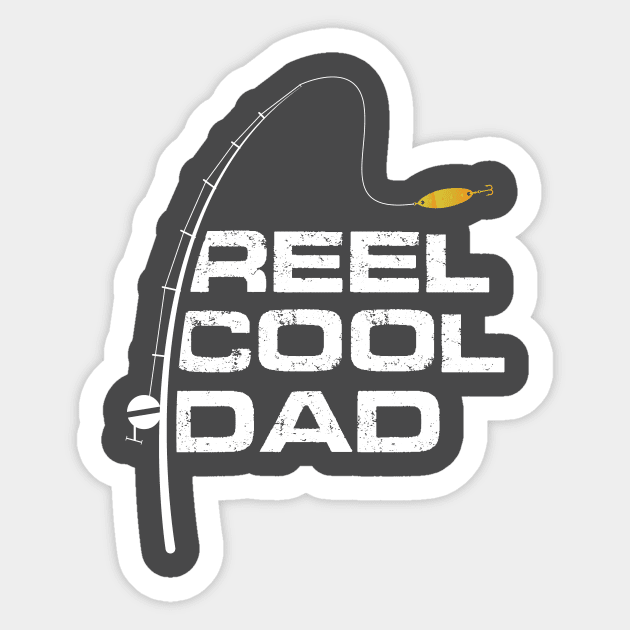 Reel Cool Dad Sticker by DutchTees